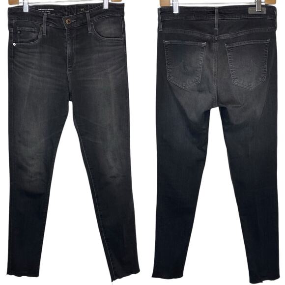 AG Adriano Goldschmied Farrah High Rise Skinny Jeans in Grey Mist, size 27 - Picture 1 of 4